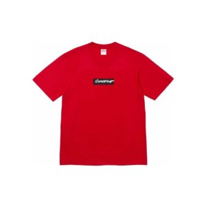 Supreme Red Box Logo Oversized Cotton T-Shirt