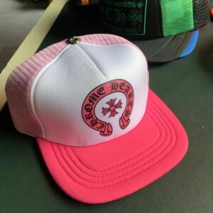 Chrome Hearts Classic Street Cap Pink & White