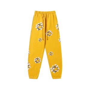 Denim Tears Cotton Casual Pants Yellow