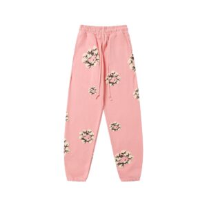 Denim Tears Cotton Hoodie Pants Pink