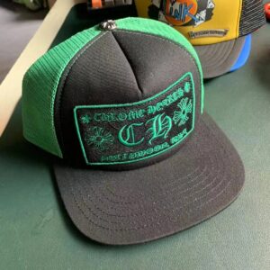 Chrome Hearts Classic Street Cap Black & Green