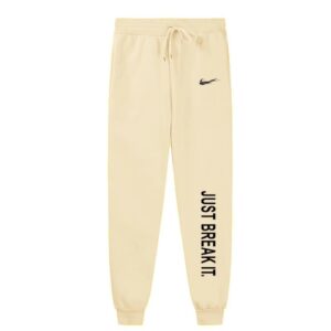 Nike Off-White Sweatpants with JUST BREAK IT Letter Cuffs