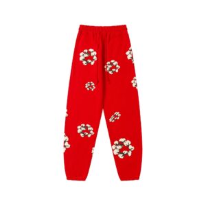 Denim Tears Cotton Sweatpants - Red