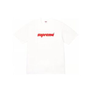 Supreme Classic Logo White Cotton Streetwear T-Shirt