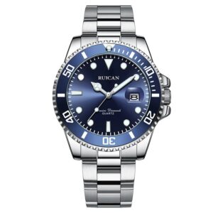 RUICAN marine Diamonds Men's Athletic Diver's Watch