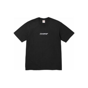 Supreme Black T-Shirt Classic Logo Print Streetwear Brand