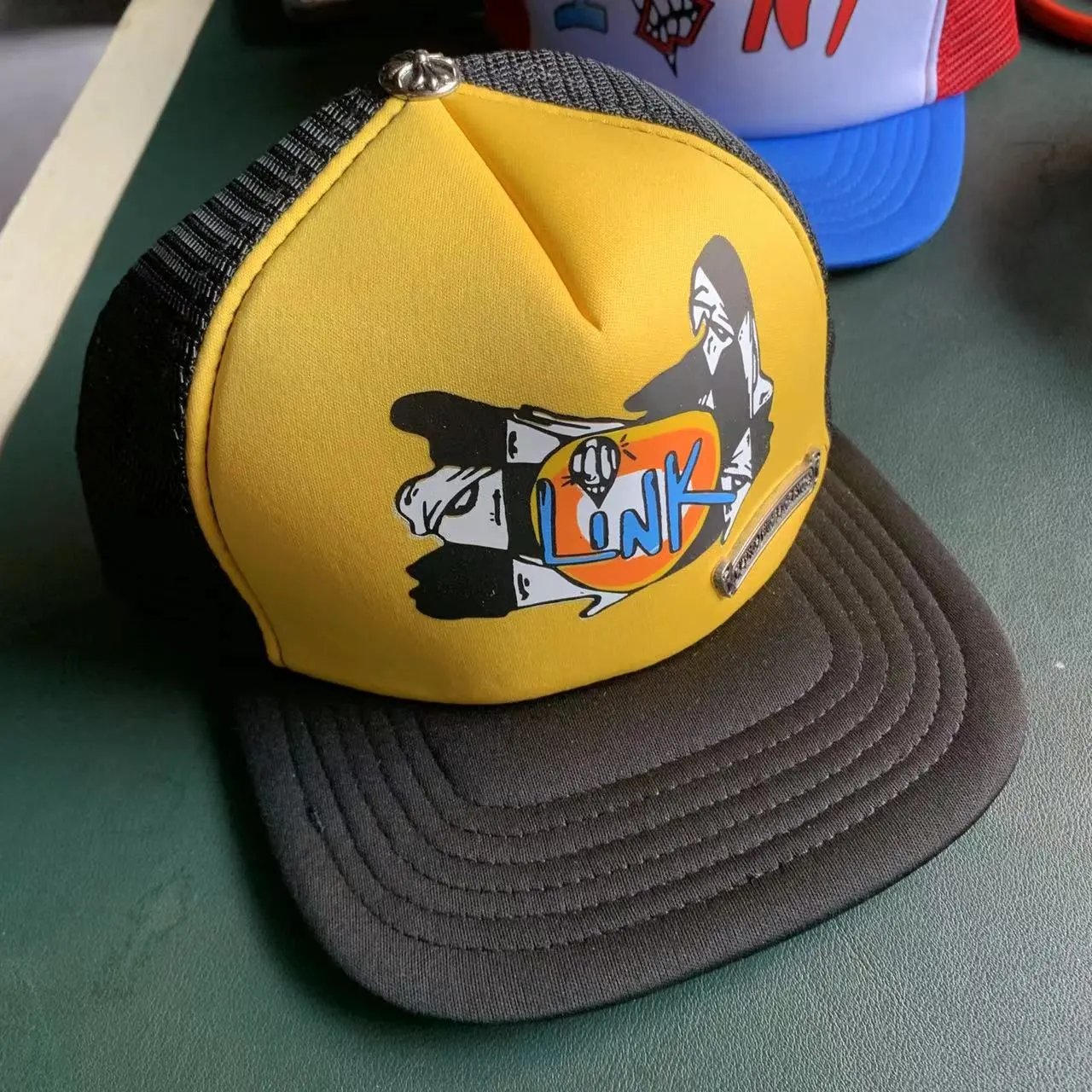 Chrome Hearts LINK Street Cap Yellow