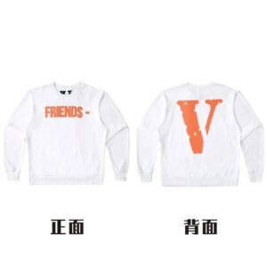 Vlone Streetwear Crewneck Sweatshirt - White