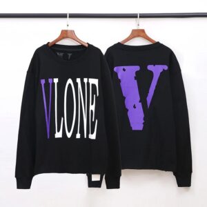 VLONE Classic Streetwear Hoodie Black
