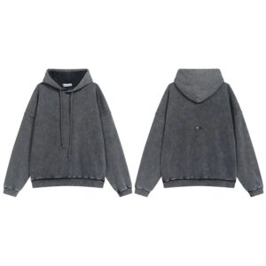 Acne Studios Streetwear Hoodie - Dark Gray
