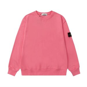 Stone Island Streetwear Crewneck Sweatshirt Pink