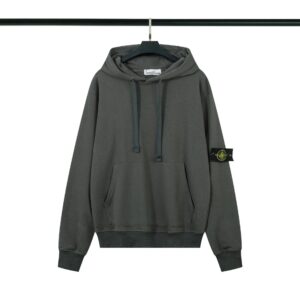 Stone Island Hooded Sweatshirt - Gray