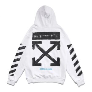 Off-White Arrow Street Hoodie White