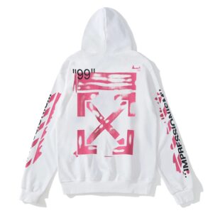 Off-White Graffiti Hoodie White