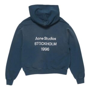 Acne Studios Stockholm Street Hoodie Navy
