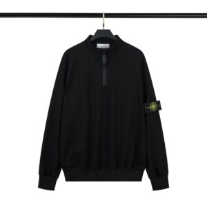 Stone Island Functional Half-Zip Sweatshirt Black