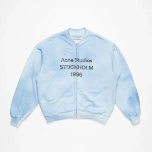 Acne Studios Baseball Jacket Tie-Dye Blue