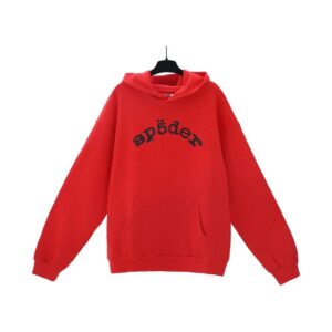 SP5DER Streetwear Hoodie - Red