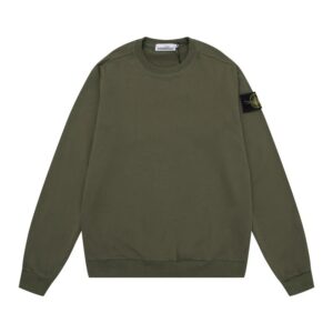 Stone Island Workwear Crewneck Sweatshirt in Army Green