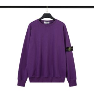 Stone Island Streetwear Sweatshirt Purple