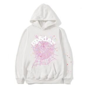 SP5DER Spider Web Hoodie - White