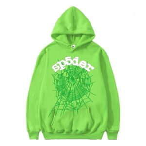 SP5DER Spider Web Hoodie - Green