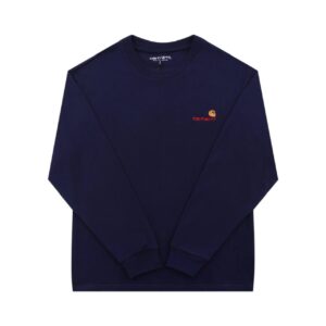 Carhartt Workwear Long Sleeve T-Shirt Navy