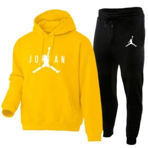 Jordan Athletic Hooded Set Yellow/Black