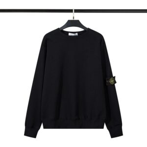 Stone Island Classic Streetwear Sweatshirt Black