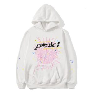 SP5DER Spider Web Cool Hoodie - White