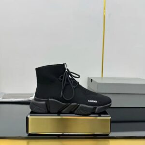 Balenciaga High-Top Street Boots Black