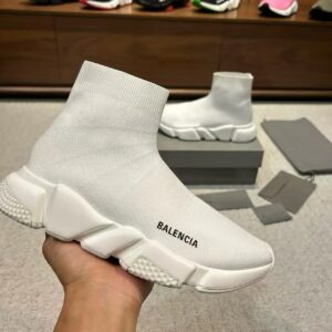 Balenciaga Speed Sock Boots White