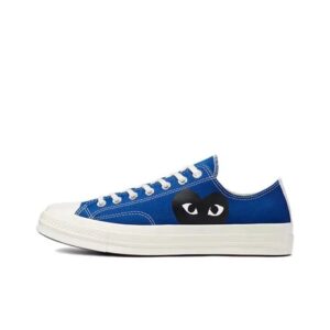 CDG PLAY Casual Canvas Sneakers Blue