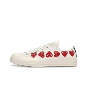 CDG PLAY Canvas Sneakers in Casual Style