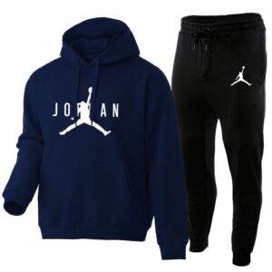 Jordan Classic Athletic Style Blue/Black Set