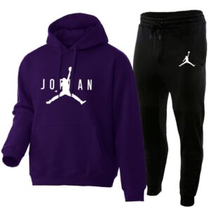 Jordan Athletic Hooded Set Purple