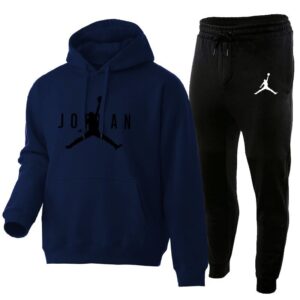 Jordan Hooded Athletic Set Blue/Black