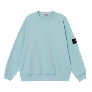 Stone Island Classic Casual Light Blue Sweatshirt