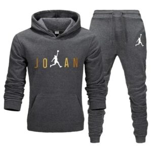 Jordan Sports Hooded Set in Gray