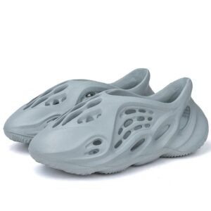 Yeezy Perforated Shoes Casual Style Gray