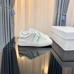 Valentino Rockstud White Studded Sneakers