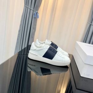 Valentino Open Skate White-Blue Colorblock Casual Skate Shoes
