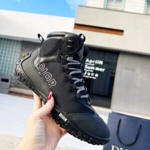 Dior Functional-Style Black Outdoor Boots