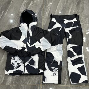 Louis Vuitton Men's Black-White Ski Suit
