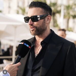 Philipp Plein Trendy Black Sunglasses