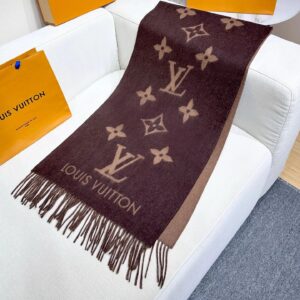 LV Classic Women's Brown Scarf
