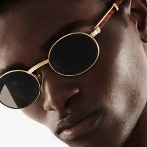 Cartier Vintage-Style Gold Sunglasses