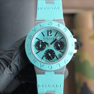 Bvlgari Aluminium Series Sporty Mint Green Watch