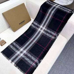 Burberry Tartan Navy Scarf