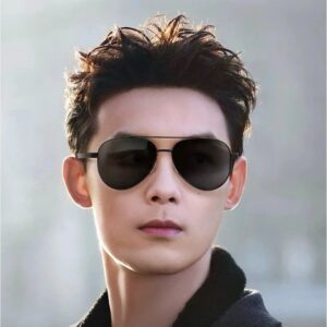 Louis Vuitton Aviator-Style Black Sunglasses